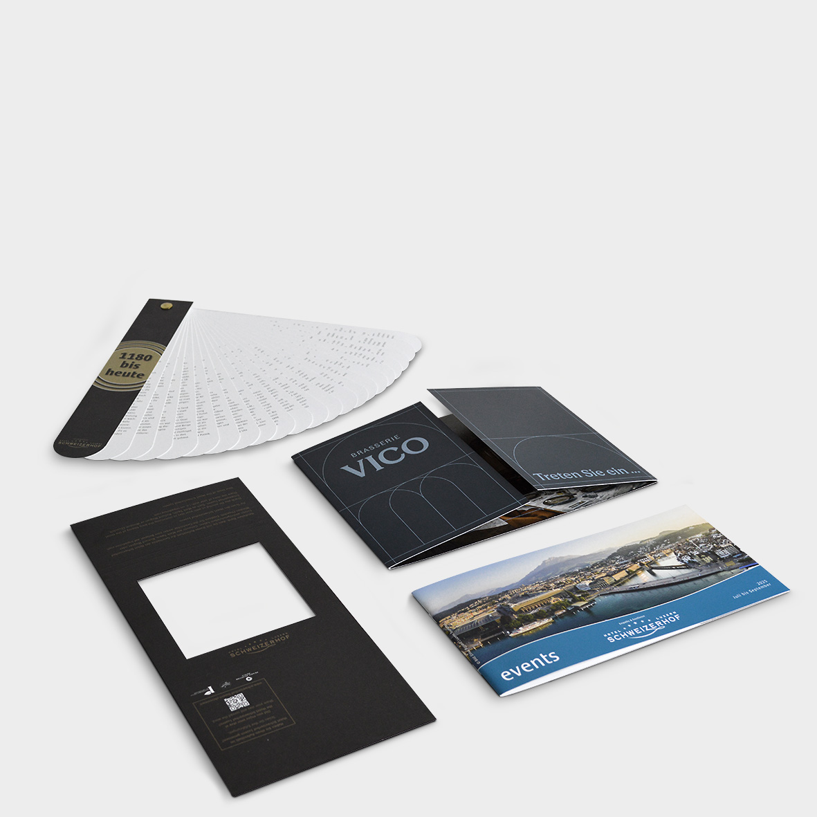 Drucksachen für das Hotel Schweizerhof Luzern!